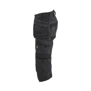 BLAKLADER - 197711499999D108 Pantalones cortos piratas duraderos en elástico bidireccional Negro/Negro-PANTALÓN DE TRABAJO EAN 7330509957301 PANTALONES CORTOS DE TRABAJO - Product Image 4