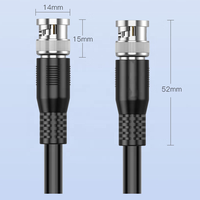 Câble coaxial en PVC amélioré résistant aux UV et étanche, 75 Ohm, 4K, 3G, 12G, SDI, sur bobine, pour moniteur, microphone, lecteur DVD