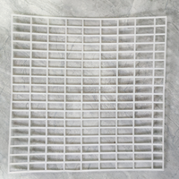 Plancher en maille plastique pour l'élevage des poulets, coussinets en plastique pour les pattes des poulets, plancher en maille plastique pour les cages à poules pondeuses
