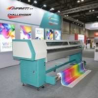 Impresora digital de etiquetas y pancartas flexibles de alta resistencia FY-3208L de 3200 mm con cabezal de impresión 510 35PL, tinta solvente de inyección automática
