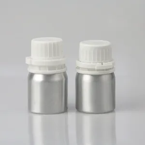 Botellas de aluminio y aceite de tamaño mini ecológicas al por mayor envases de perfume de metal Attar de 50ml