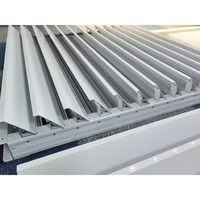 Système de persiennes extérieures en aluminium, étanches, réglables, pare-soleil, sécurisées, insonorisées, design moderne