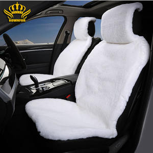 Housse de siège de voiture avant en fausse fourrure de lapin sport universelle avec coussin de siège de voiture pour VW/TOYOTA/KIA/BMW - Product Image 2