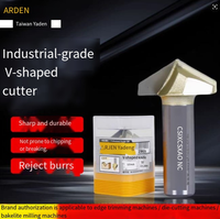 Fraise de précision 3D CNC à 2 dents, revêtement AlTiN, pour rainurage en V et chanfreinage, tête de coupe pour machine de gravure, OEM avec emballage en boîte