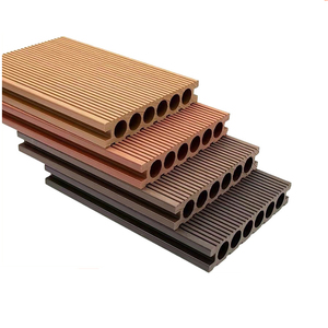 Plancher en WPC co-extrudé de deuxième génération, résistant à l'eau et à la corrosion, pour <span class=keywords><strong>terrasse</strong></span> extérieure, taille personnalisée - Product Image 1