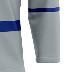 Maillot imprimé de haute qualité coupé et cousu broderie d'uniforme de hockey sur glace à lacets pour hommes - Product Image 3