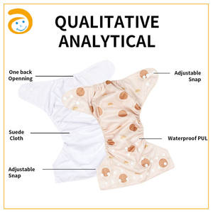 도매 천 기저귀 맞춤형 인쇄 아기 재사용 기저귀 신생아 빨 천 기저귀 커버 - Product Image 5