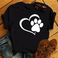 Camiseta blanca básica lisa personalizada para mujer, camiseta negra en blanco con estampado de logotipo para mujer, camisetas gráficas, camisetas negras de talla grande