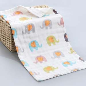 <b>Muslin</b> Baby Burp Cloths Large 20''x10'' 100% Cotton Towel Absorbent and Soft Baby Gauze Handkerchief - Product Image 3