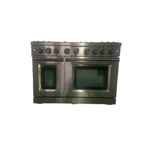 48 Pulgadas 6.99 Cu. pies cúbicos Cocina de Gas con Horno de Convección de 7 Quemadores, Plancha de Acero Inoxidable, Dispositivo de Seguridad, Horno Doméstico con Soldadura sin Costuras - Product Image 1