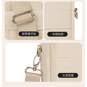 Polyester Waterproof Anti-Seismic Shockproof <b>Backpack</b> Unisex Crossbody <b>Work</b> Portable Closure Laptop Bag Men <b>Women</b> Business - Product Image 5