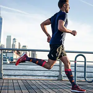 Multi Styles Qualität Unisex Kompression strümpfe Rad socken Fit für Ödem Diabetes Krampfadern Laufen Marathon Socken