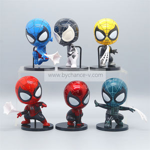 Collection <span class=keywords><strong>Spiderman</strong></span> secouant la tête Figure haut détail super-héros jouet pour enfants <span class=keywords><strong>cadeau</strong></span> d'anniversaire et ventilateur Collection modèle d'affichage - Product Image 3