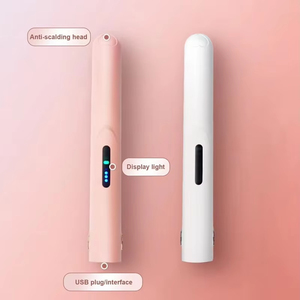 Mini Plancha de Pelo Inalámbrica Portátil con Carga USB, Pequeña Plancha para Alisar el Cabello - Product Image 2