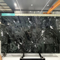 Dalle de quartzite Verde Lapponia - Pierre naturelle verte avec veinage blanc pour comptoir, mur et sol, grande dalle polie