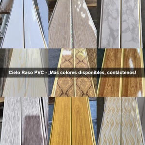 Panel de Techo de PVC Guyana, Cielo <span class=keywords><strong>Raso</strong></span> PVC 25cm 30cm, Impermeable, Resistente a las Termitas, Falso Techo para Guyana Georgetown 5.95m 20cm 7mm - Product Image 2