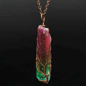 Venta caliente claro cuarzo <span class=keywords><strong>Arua</strong></span> crudo tallado cristal media luna áspero crudo tallado setas colgante collar para joyería - Product Image 4