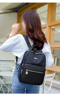 Mochila negra para computadora portátil con características antirrobo para viajes, trabajo, deportes, ocio, estudiantes, billetera para niñas, bolsa para computadora - Product Image 5