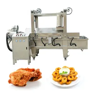 Industrial Frying Machine Continuous Fryer Machine Continuous Gas Donut Fryer