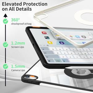 เคสแม่เหล็กสำหรับ iPad Air 7/6/5/4 เคสแบบพับบางเฉียบพร้อมฟังก์ชั่นเปิด/ปิดอัตโนมัติ สำหรับ iPad Air 11 นิ้ว M3/M2 ปี 2024/2025 - Product Image 3