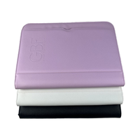 PU cuir fermeture éclair conférence Document ensemble dossier Sublimation imprimé en cuir porte-documents portefeuille dossier pour tablettes ordinateurs
