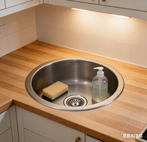 Bol unique Nano 304 <span class=keywords><strong>Petit</strong></span> évier rond en acier inoxydable - Product Image 3