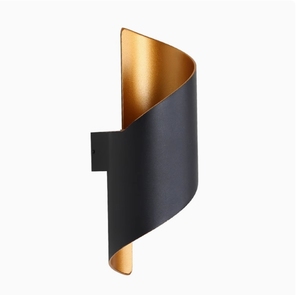 Applique murale à LED de couleur noire réglable sans fil pour chambre à coucher salon couloir allée luminaire mural - Product Image 2