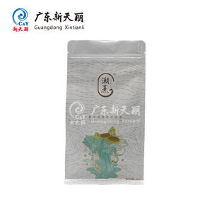Sachet refermable à fond plat en plastique de qualité alimentaire avec impression personnalisée pour l'emballage de nourriture, de café, de thé, de chips de pommes de terre - Product Image 5