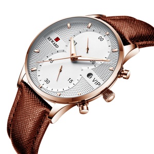 Récompense Montres À Quartz Pour Hommes Ultra Mince Minimaliste D'affaires Décontracté En Cuir Hommes Montres-Bracelets <span class=keywords><strong>Montre</strong></span> <span class=keywords><strong>Homme</strong></span> - Product Image 1