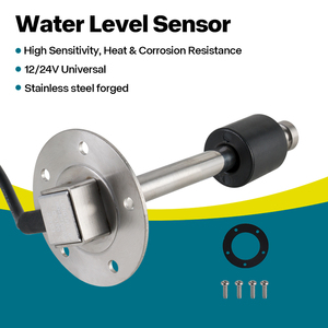 Sensor de Nivel de Agua para RV de 190 Ohmios, Sensor de Nivel de Líquido de Acero Inoxidable, Unidad de Flotador para Tanque de Agua, Combustible o Aceite, para Autocaravanas y Casas Rodantes - Product Image 2