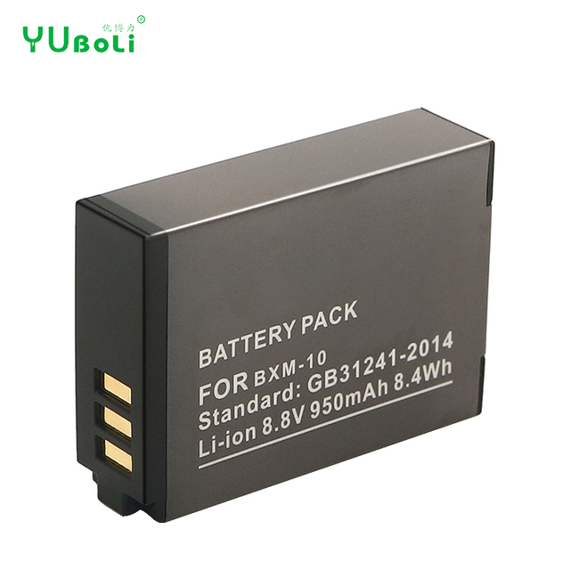 950mAh High Quality Replacement Battery BXM-10 for Xiaoyi YI M1 Mirrorless Camera