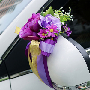 Seat Flower <strong>Decoration</strong> Flower <strong>Car</strong> Decor <strong>Wedding</strong> Silk Flowers <strong>Wedding</strong> - Product Image 5
