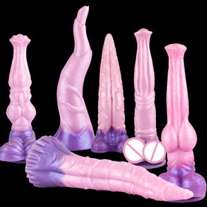 Faak Tier Oktopus Tentakel Riesiger Anal Plug Zungen förmiger flüssiger Silikon <span class=keywords><strong>dildo</strong></span> für Frauen masturbieren - Product Image 6