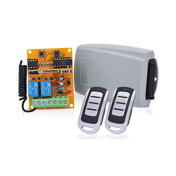 YET074 433Mhz Rolling Code Garage Door Remote Control Waterproof with Burning Hole 4 Buttons for Automatic Door
