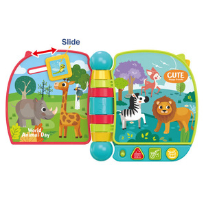 Jouet éducatif pour bébé, livre de contes et de rimes musicales avec lumières et sons, jeu éducatif pour enfants - Product Image 6