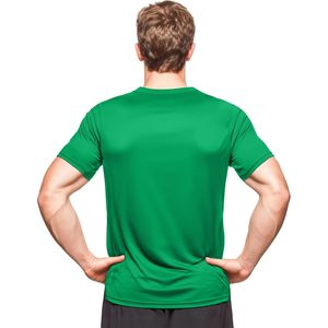 Camiseta Deportiva de Secado Rápido Personalizada para Hombre, Manga Corta, Cuello Redondo, Rendimiento, Gimnasio, Deportes, Corte Regular, 100% Poliéster - Product Image 6