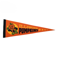 Drapeau fanion en feutre polyester pour événements d'entreprise, logo personnalisé, durable, imperméable, prix usine, pour réunions annuelles et décoration de conférences