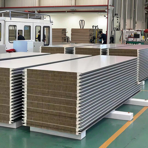 Hot bán không cách điện prefab xây dựng đá len bên ngoài bức tường bánh sandwich Panels tại Trung Quốc - Product Image 6