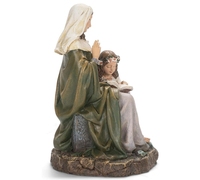 Collection Renaissance en résine de statues Sainte Anne et Marie pour la décoration intérieure