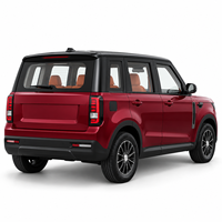 BAIMA 3500W Voiture Électrique Compacte pour Adultes 4 Places 5 Portes 60V/72V Mini-Véhicule Électrique à Basse Vitesse RHD Véhicule Complet Pneus 195/70R14