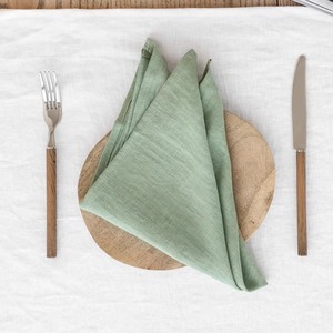 Serviettes en tissu satiné à imprimé tropical vert, marron, rose vif, réutilisables, pour la décoration <span class=keywords><strong>de</strong></span> <span class=keywords><strong>table</strong></span> à la maison, pour les fêtes, les mariages, les vacances - Product Image 2