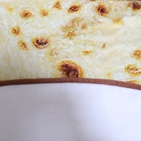 Hochwertige Runde Kreative Pizza-Flanelldecken Individuell Bedruckt 100% Polyester Ganzjahres-Tragbare Heim- und Reisegrößen-Strickdecken