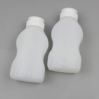 Pot de miel transparent vide Ketchup HDPE PP bouteille de sauce BBQ en plastique Squeeze HDPE PP bouteille