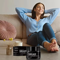 Nouveauté : Résine de Shilajit de l'Himalaya dorée 50g, infusée à l'or 24 carats, qualité supérieure