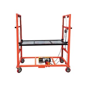 Plataforma de Trabajo Móvil con Elevador de Brazo para Andamios de Construcción Kellen, Plataforma Hidráulica de Elevación de Acero - Product Image 5