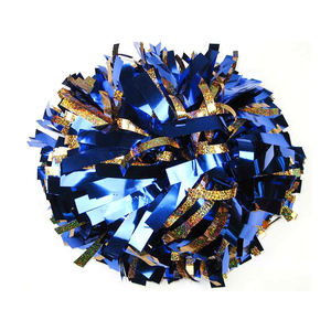 Venta caliente Metallic Cheer Teen Girls Cheerleading Pom Poms con mango de bastón - Product Image 4