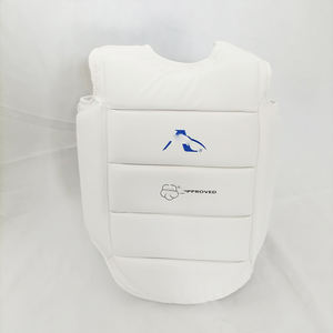 Großhandel WKF Approved PU Foam <span class=keywords><strong>Karate</strong></span> Brust schutz Hochs chutz ausrüstung für Kinder Training & Wettbewerb Hot Sale - Product Image 2