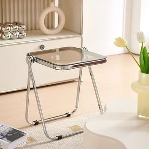 <span class=keywords><strong>Tavolino</strong></span> Pieghevole Impilabile con Piano Lucido e Gambe Cromate - Product Image 5