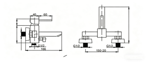 Nouveau produit Fournisseur d'usine Ensemble de <span class=keywords><strong>douche</strong></span> mural à poignée unique avec fonction pluie en acier inoxydable, ensemble d'accessoires de <span class=keywords><strong>douche</strong></span> - Product Image 2