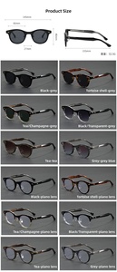 New Trending Vintage Round Sun Protection <strong>Glasses</strong> for Driving Daily Wear in Stock Mens Sunglasses - Product Image 4